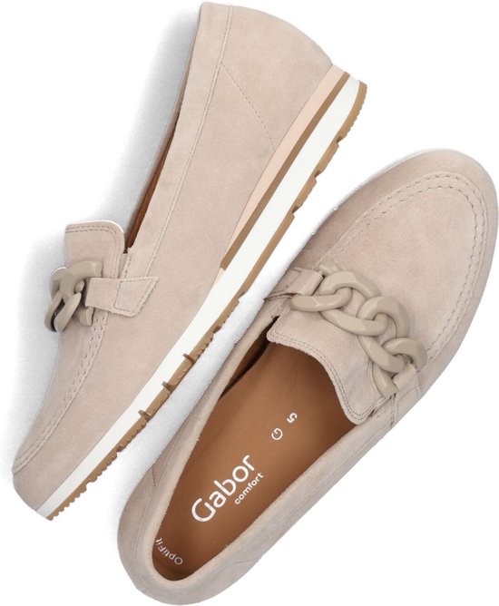 Gabor 415.1 Loafers Instappers Dames Beige Maat 42 5 bol