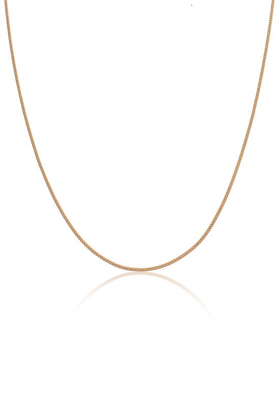 Gouden ketting met een fijne schakel.