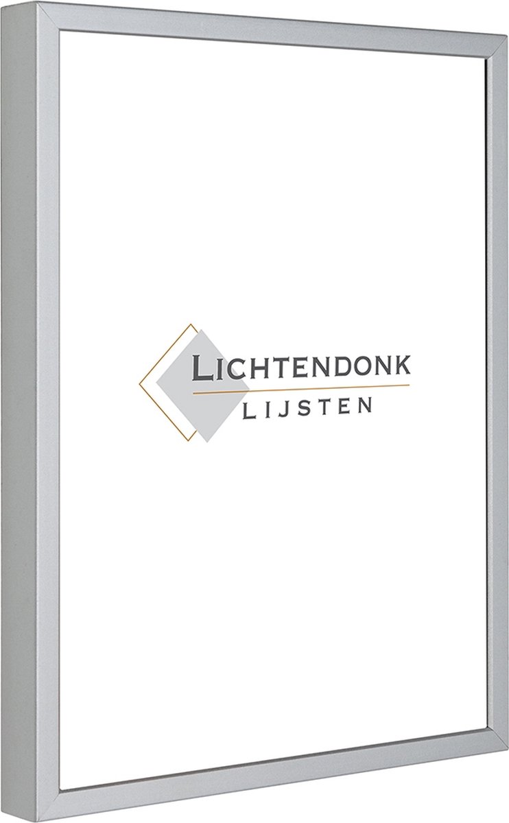 Lichtendonk Aluminium Wissellijst 70 x 70 Mat Zilver - Helder Acrylite - Salerno
