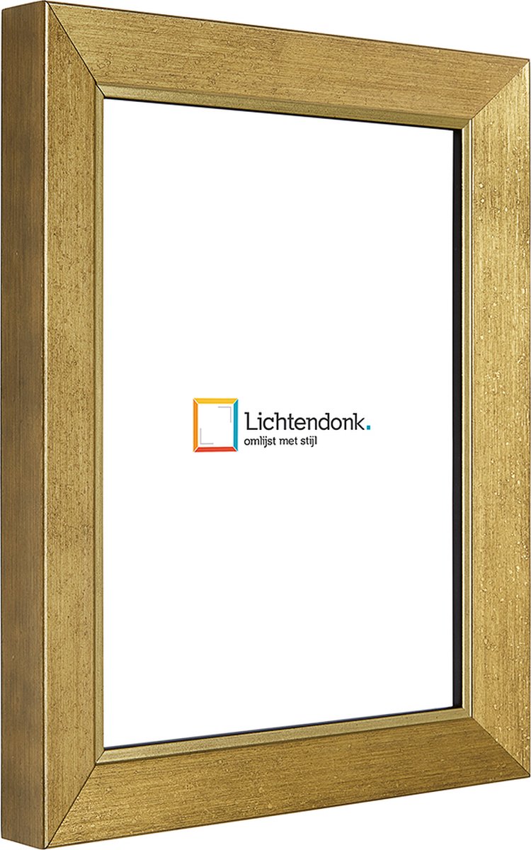 Lichtendonk Fotolijst - Chique Goud - Fotomaat 15x23 - Ontspiegeld ACRYLITE® - Art.nr. 10573215233