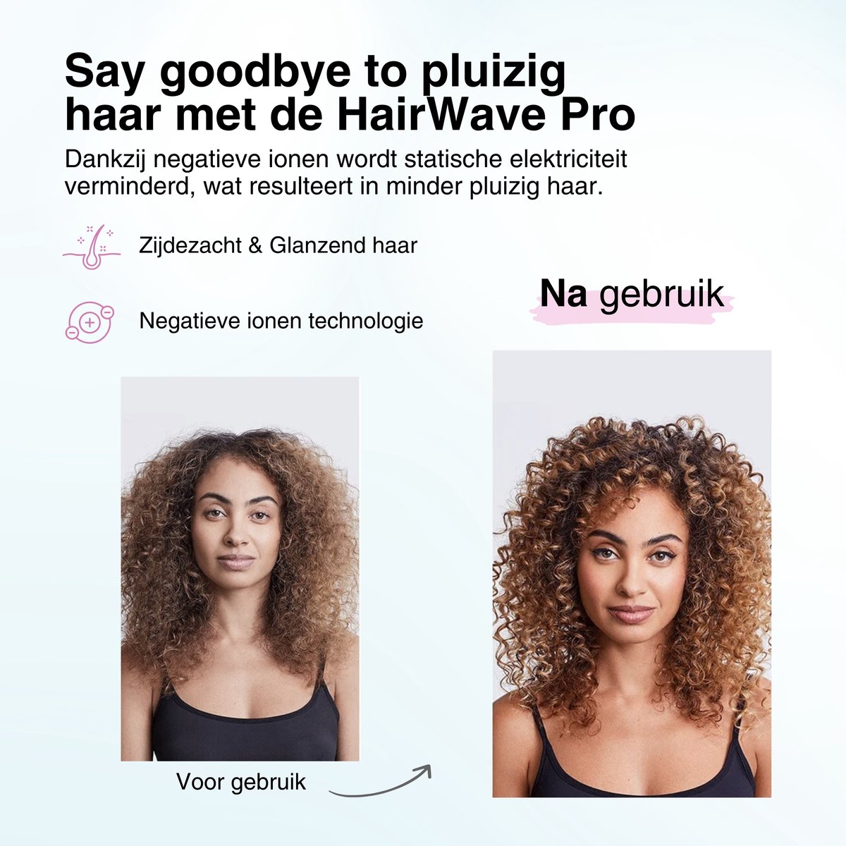 ByGrace HairWave Pro - Fohn - Fohn met Diffuser - Haardroger - afbeelding 3