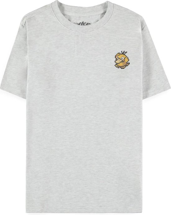 Pokémon - Pixel Psyduck Dames T-shirt - M - Grijs