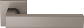 Deurkruk op rozet - Mocca blend - RVS - GPF bouwbeslag - GPF1304.A3.02 Tapu Deurklink op vierkante Mocca blend, 50x8mm