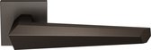 Deurkruk op rozet - Brons Kleur - RVS - GPF bouwbeslag - GPF3112.A1.02 Rua Deurklink op vierkante Dark blend, 50x8mm