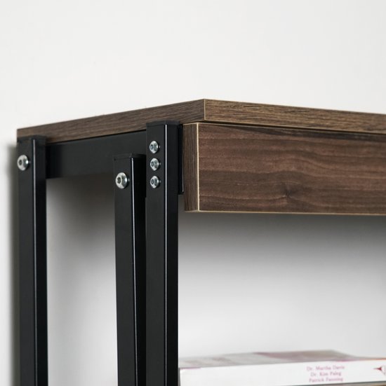 OHMG Eettafel, inklapbaar, wandgemonteerde eettafel, inklapbaar, voor kantoor, keuken, eetkamer (zwart, 60 x 30 x 1,6 cm