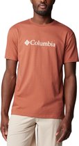 Columbia CSC Basic Logo SS Tee 1680053229, Mannen, Oranje, T-shirt, maat: L