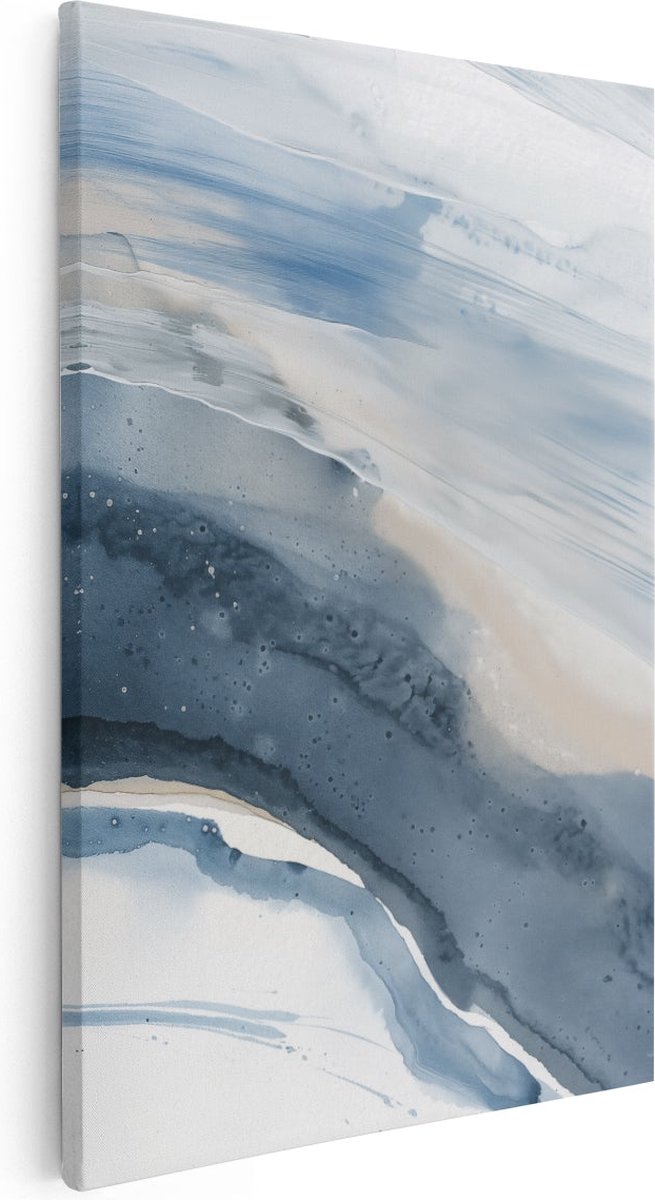 Artaza Canvas Schilderij Abstract - 80x120 cm - Groot - Wanddecoratie Woonkamer - Muurdeco