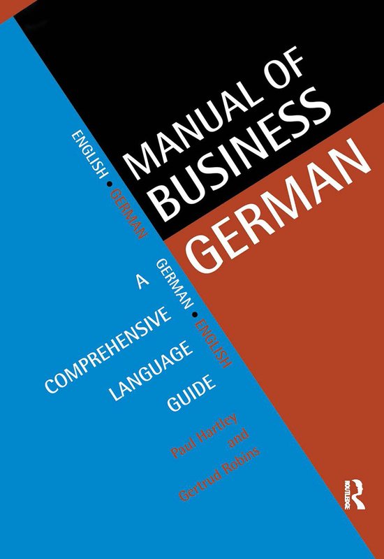 Manual of Business German - cover