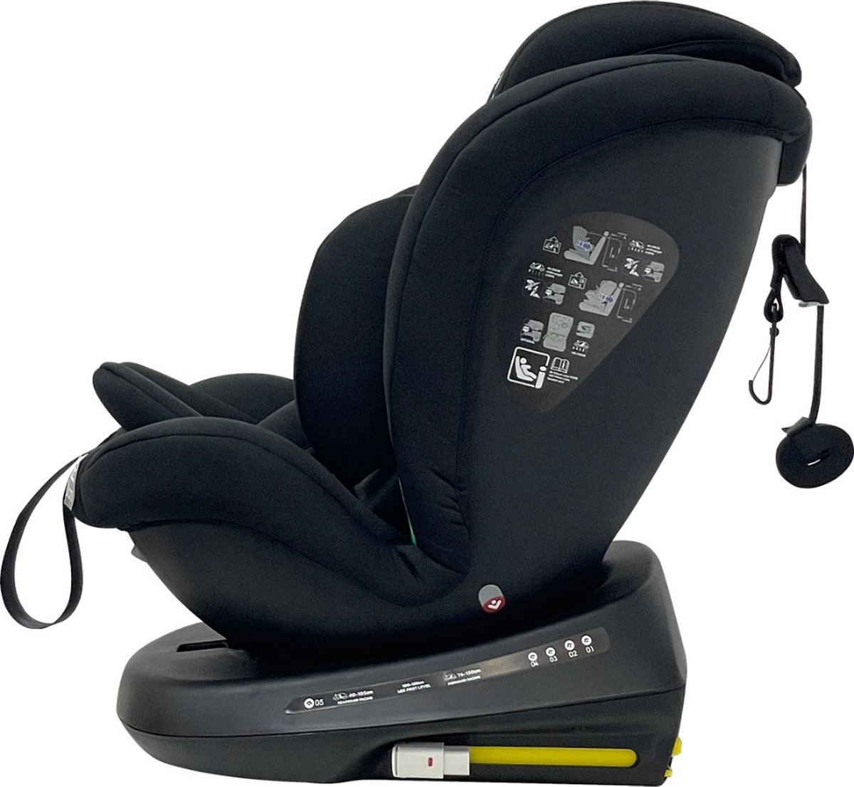 Ding Aiden 360° Isofix Autostoel - Groeit mee tot 12 jaar thumbnail 5