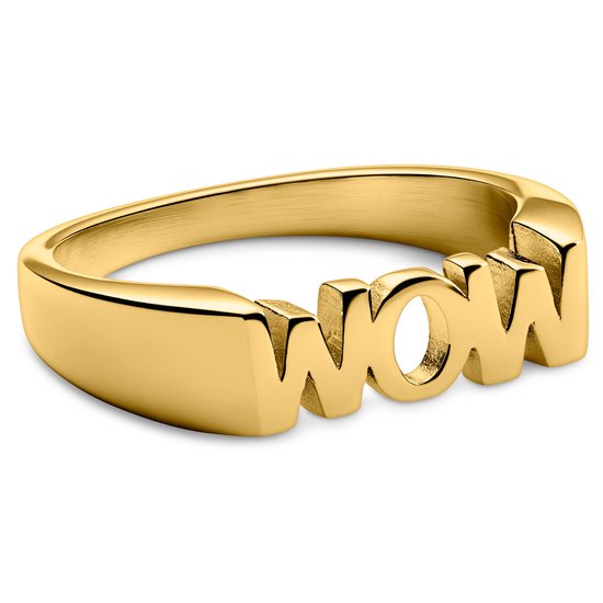 Jaygee | Goudkleurige Wow Ring