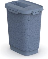 Cody Voedselcontainer voor huisdieren 10l met deksel, Kunststof (PP) BPA-vrij, blauw, 10l (24.3 x 17.9 x 32.2 cm)