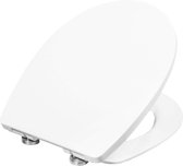 klassiek witte look - onderhoudsvriendelijk thermoplast - Quick up & Clean-functie - softclosemechanisme - comfortabele montage van boven/toiletbril/wc-deksel