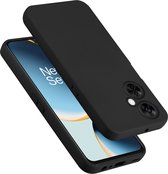 Cadorabo Hoesje geschikt voor OnePlus Nord CE 3 Lite 5G in LIQUID ZWART - Beschermhoes gemaakt van flexibel TPU silicone Case Cover