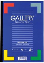 Carnet de commande Gallery autocopiant, pi 14 x 21 cm - 50 x 3 feuilles