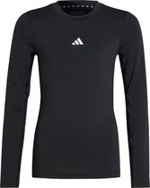 adidas Sportswear TECHFIT Longsleeve Kids - Kinderen - Zwart- 176