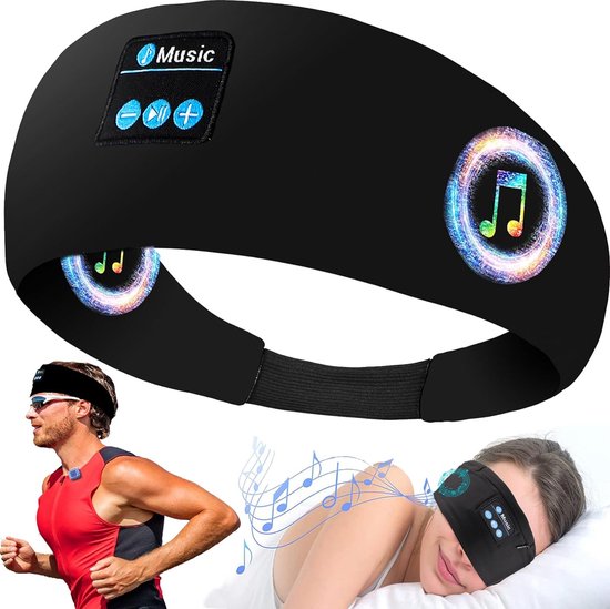 Perytong Bluetooth Slaapkoptelefoon – Sportieve Hoofdband Met Dunne Luidsprekers, Ideaal Om Te Slapen, Hardlopen Of Mediteren (blauw)