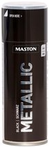 Maston Metallic - zwart - spuitverf - 400 ml - spuitbus verf