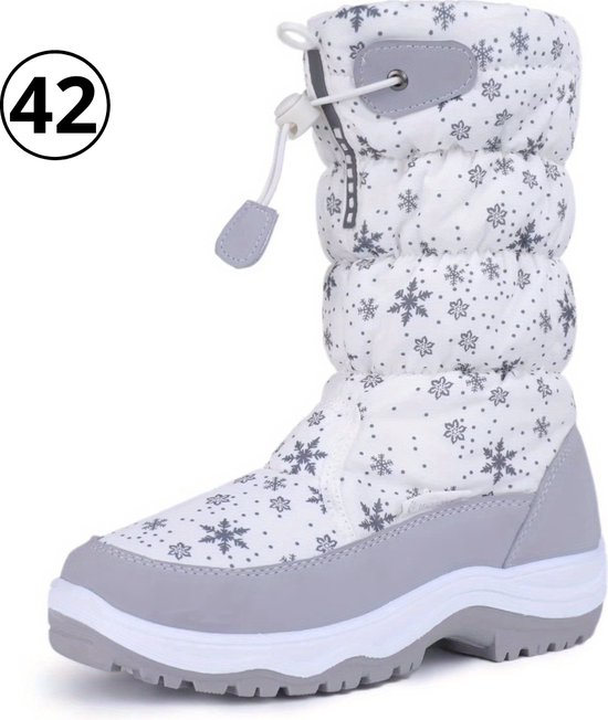 Livano Snowboots - Sneeuwschoenen - Wintersport Sneeuwboots - Dames - Ski - Ski Gadgets - EU42 - Wit