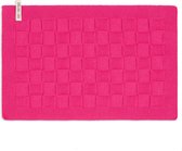 Knit Factory Gebreide Placemat - Onderlegger Uni - Eetmat - Fuchsia - Felroze - 50x30 cm