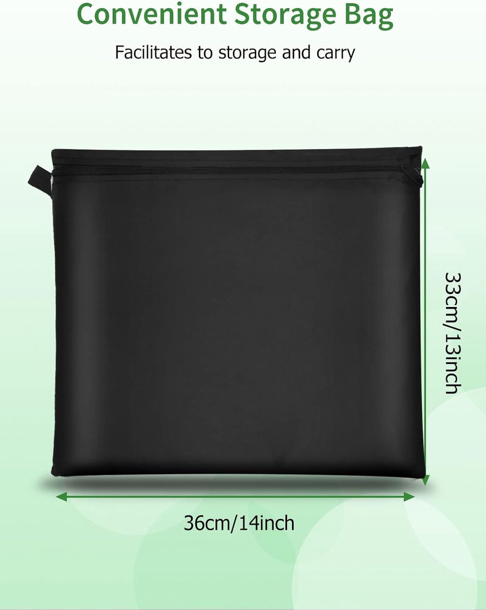 Beschermhoes voor tuinmeubelen, waterdicht, stofdicht, anti-uv, 420D Oxford-afdekzeil