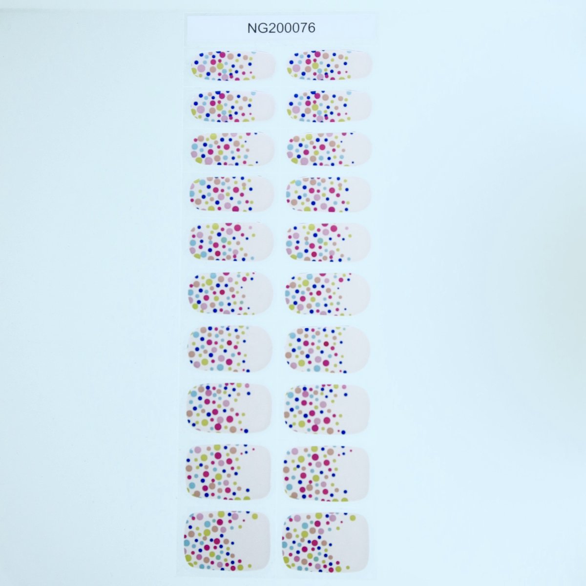 YellowSnails - Gel Nagel Wraps - Confetti tip - Gel Nagel Stickers - Gel Nagel Folie - Gel Nail Wraps - Gel Nail Stickers - Nail Art - Nail Foil