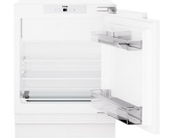ETNA KVO682 - Onderbouw koelkast met vriesvak, 82 cm - Elektronische Thermostaat - Energieklasse E - LED display - Supercool - FastFreeze - Transparante Groentebak