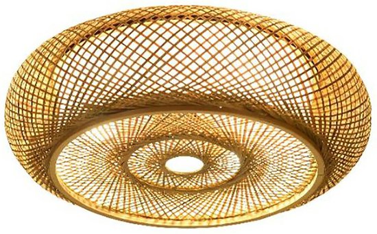 Gran Vida® - Plafondlamp van Gewoven Bamboe - Rustiek Design - 40cm