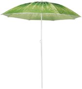 Strandparasol 180cm - Parasol met KIWI design - met UV bescherming 50+ - Makkelijk meenemen (100cm)