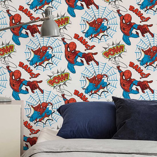 Behang Marvel - Spiderman - Disney - Kinderkamer - Behangpapier - Kinderbehang - Noordwand