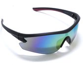 Alpe Rouge- Matt Rood Sportbril met UV400 Bescherming - Unisex & Universeel - Sportbril - Zonnebril voor Heren en Dames - Fietsaccessoires
