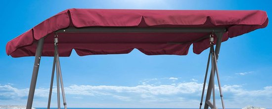 Joparri Toit de rechange pour balancelle - 210 x 145 cm - 3 places - Imperméable - Housse de