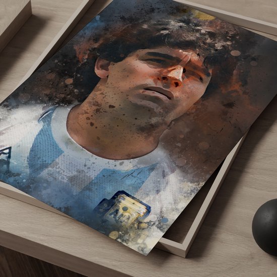 Poster A3 Diego Maradona – Premium Glossy, édition 2025, Neuf