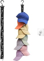 1 Pack 8 Baseball Cap Rack Kast Haak Cap Houder Hoed Organizer Closet Hangende Cap Organizer Hoed Display Hanger voor Muur Deur Kast