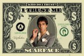 Affiche Scarface Dollar Bill 91,5x61cm
