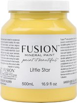 Fusion Mineral paint - Meubelverf - Knal geel - Acrylverf - Little Star - 500 ml