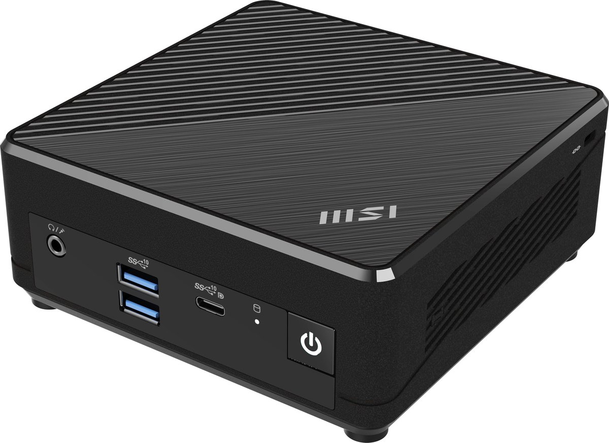MSI Cubi N ADL-002BEU 069L maat pc Zwart N100