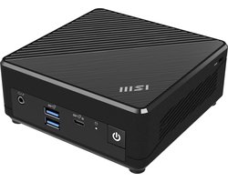 msi cubi n adl002beu  barebone pc  intel n100  geen ram ssd en os  zwart