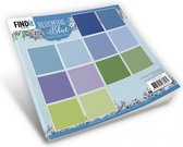 Paperpack - Yvonne Creations - Blooming Blue - Solid Colours