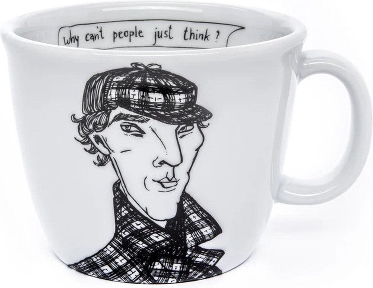 Polona Sherlock The Hunk Of Bakerstreet Beker/mok - White