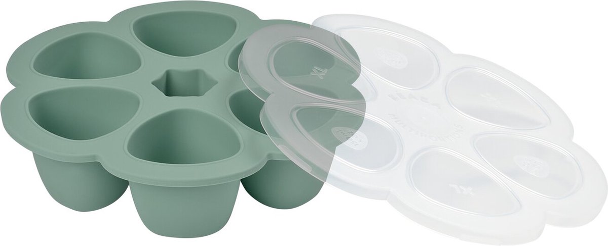Goedkoopste Béaba - Siliconen multiportions - 6x150 ml - Groen
