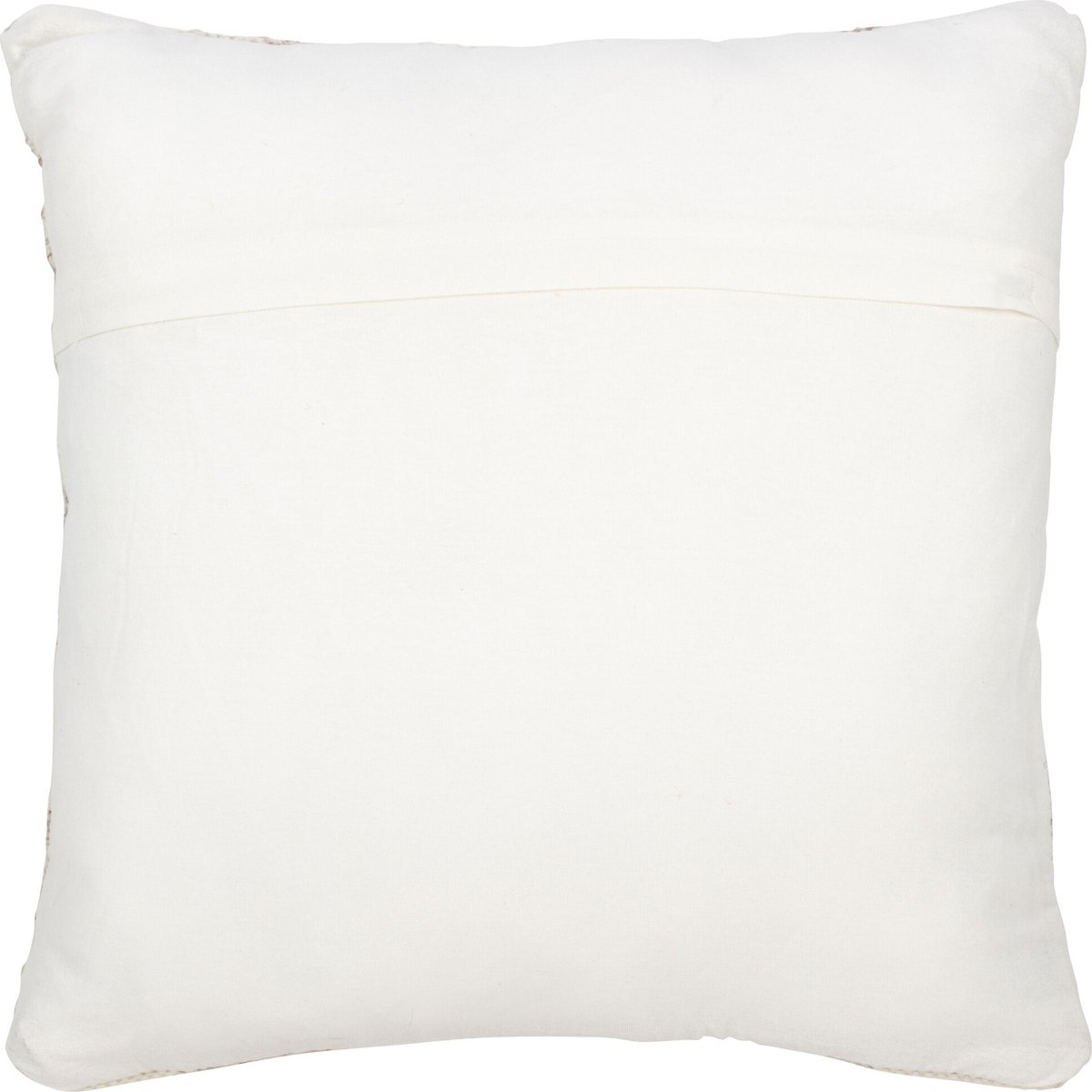 J-Line kussen Etnisch Kruis - wol/katoen - creme/beige