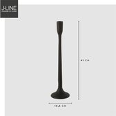 J-Line kandelaar – metaal – zwart