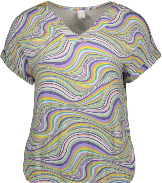NED T-shirt Noxan 24s4 X1531 02 903 Colored Dames Maat - L