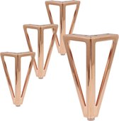 Tafelpoten staal -Tafelpoten-Retro hairpin pinpoten-meubelpoten-4 Stuks metalen tafelpotenverwisselbare -Lichteluxekastpoten