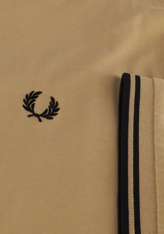 Fred Perry Twin Tipped T-shirt Polos & T-shirts Homme - Polo - Kaki - Taille XS