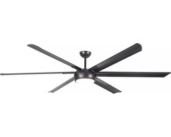 Freelight - Plafondventilator Ventisei Ø 213 cm XXL zwart