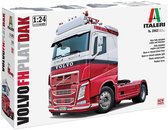 Italeri Modelbouwpakket Vrachtwagens - 3962 Volvo FH4 Truck 4x2 Plat Dak Plastic - 1:24 - Modelbouw