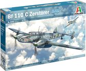 1:72 Italeri 0049 Messerschmitt Bf-110 C3/C4 Zerstörer Plastic Modelbouwpakket