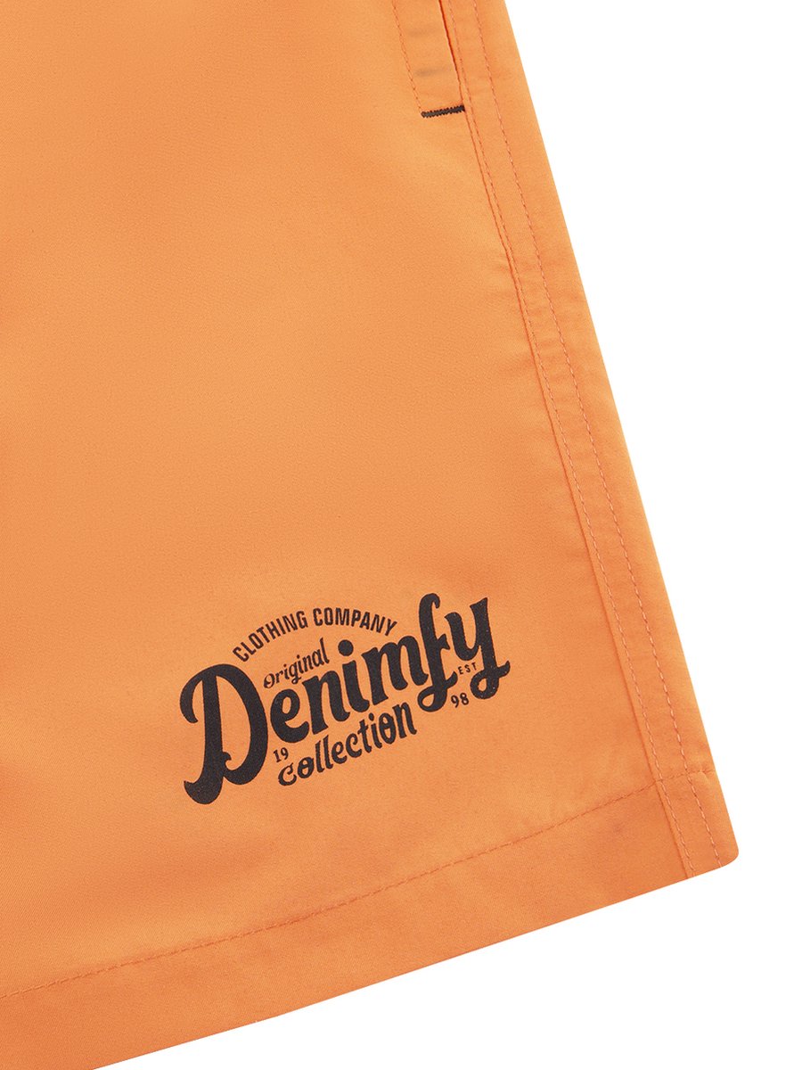 DENIMFY Heren Short DFNeo bequem Oranje 5XL Volwassenen Zwembroek Zwemshort — afbeelding 2