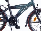 Alpina Yabber Jongensfiets - 16 inch - Pine Green Matt / Vivid Black Matt - Mountainbike